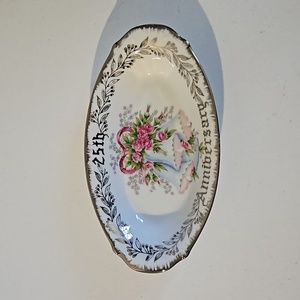 Norcrest china 25th anniversary bowl